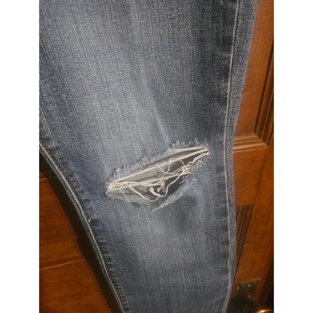 GAP Denim Distressed Leggings
